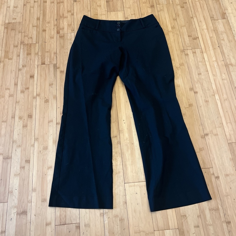 The Limited Black Trousers Wide-Leg Design